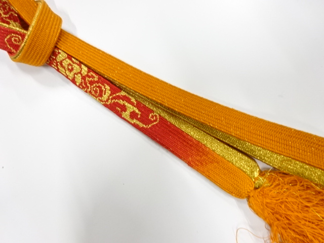 正絹　手組帯締め